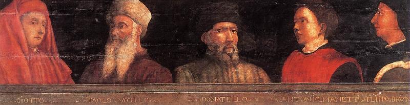 UCCELLO, Paolo Five Famous Men er Spain oil painting art